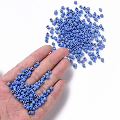 6/0 Glass Seed Beads SEED-US0003-4mm-43B-1