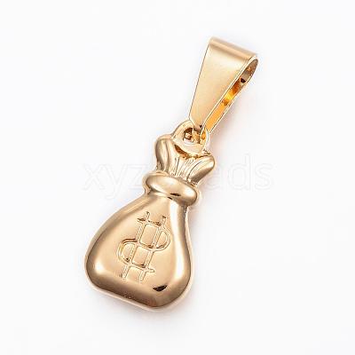 304 Stainless Steel Pendants STAS-H372-35G-1