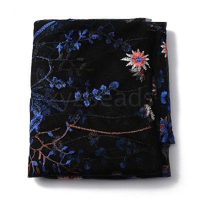 Polyester Organza Fabric DIY-WH0430-034B-1