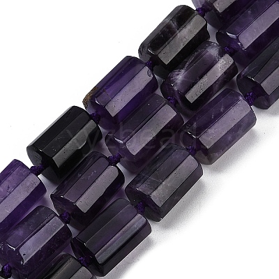 Natural Amethyst Beads Strands G-G162-D05-02-1