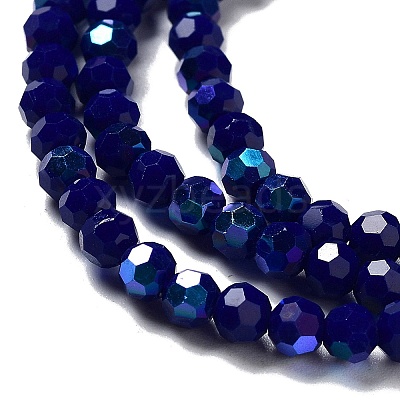 Opaque Glass Beads Strands EGLA-A035-P4mm-L09-1