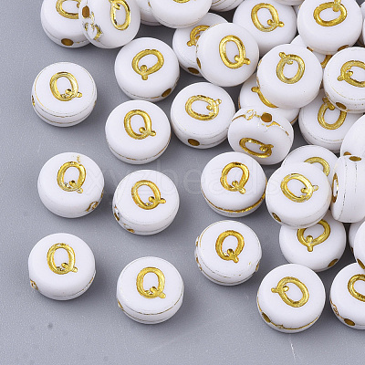 Plating Acrylic Beads PACR-R242-01Q-1