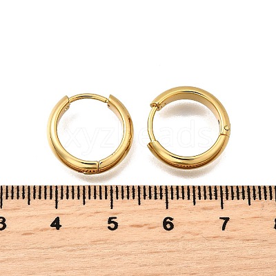 304 Stainless Steel Hoop Earrings EJEW-Z123-01B-G-1