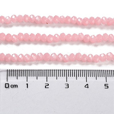 Baking Paint Imitation Jade Glass Bead Strands DGLA-A034-J4MM-A3-1