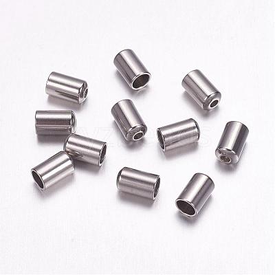 Tarnish Resistant 316 Surgical Stainless Steel Cord Ends STAS-F117-55P-3mm-1