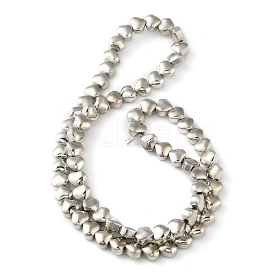 Electroplate Glass Beads Strands EGLA-H109-12D-01-1