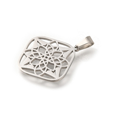 304 Stainless Steel Pendants STAS-S144-05P-B-1