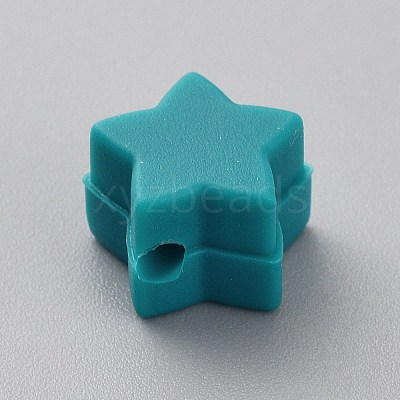 Star Silicone Focal Beads SIL-TAC0008-08N-1
