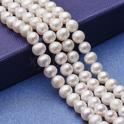 Natural Cultured Freshwater Pearl Beads Strands PEAR-P060-18-01-1
