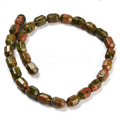 Natural Unakite Beads Strands G-F781-A04-01-1