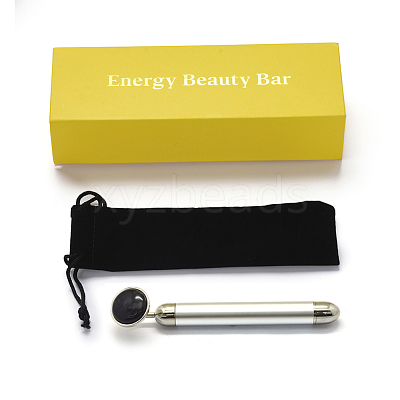Natural Obsidian Electric Massage Sticks G-E515-13K-1