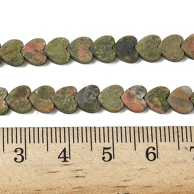 Natural Unakite Beads Strands G-A272-A01-11-1