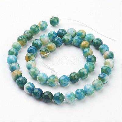 Jade Beads Strands G-D264-8mm-XH05-1