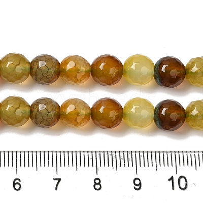 Dyed & Heated Natural Dragon Veins Agate Beads Strands X-G-P539-A01-26-1