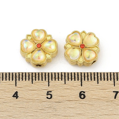 Alloy Resin Rhinestone Beads PALLOY-D369-20MG-02-1