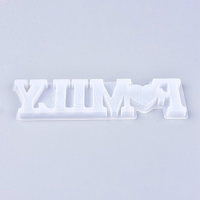 DIY Word Family Silicone Molds DIY-L042-003-1