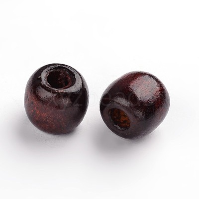 Natural Wood Beads WOOD-S030-08-LF-1