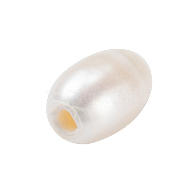 Large Hole Pearl Beads LS-PEAR-R064-01-1