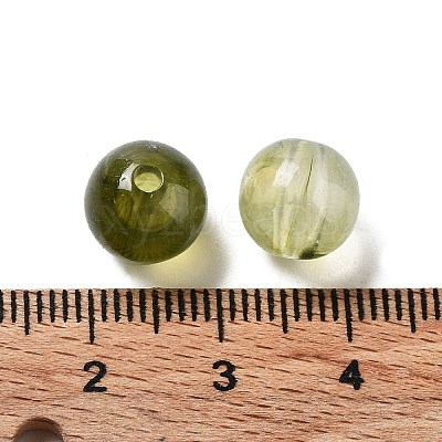 Acrylic Imitation Gemstone Beads X-OACR-R029-10mm-02-1