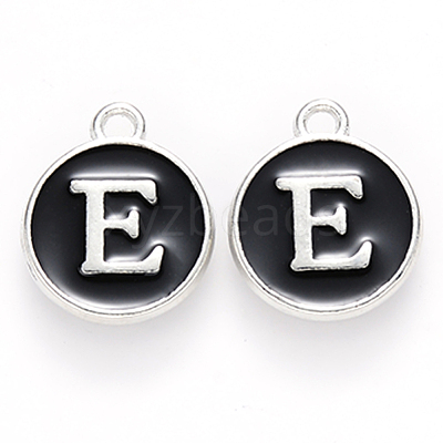 Platinum Plated Alloy Charms X-ENAM-S118-02E-P-1