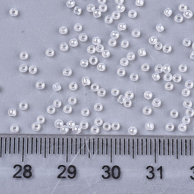 12/0 Imitation Jade Glass Seed Beads SEED-S035-01A-01-1