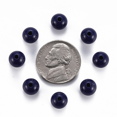 Opaque Acrylic Beads MACR-S370-C8mm-A19-1