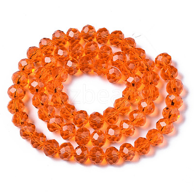 Glass Beads Strands EGLA-A034-T8mm-D25-1