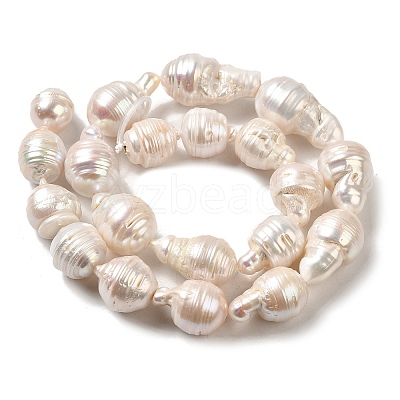 Natural Nucleated Pearl Beads Strands PEAR-E016-021-1