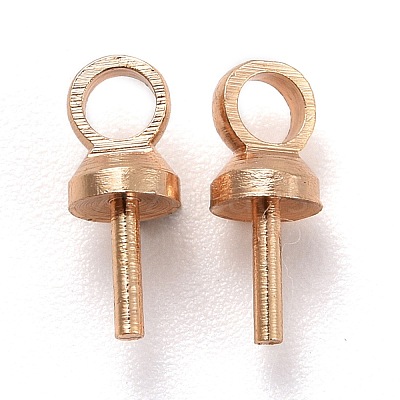 Brass Cup Peg Bails Pendants KK-Z018-01B-KCG-1
