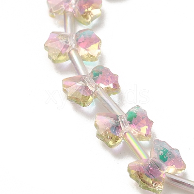 Electroplate Glass Beads EGLA-F163-01-FR03-1