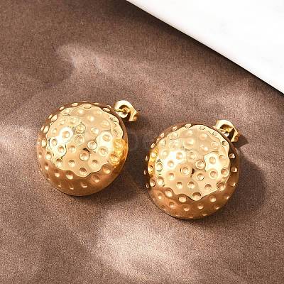 304 Stainless Steel Stud Earrings EJEW-G457-04B-G-1
