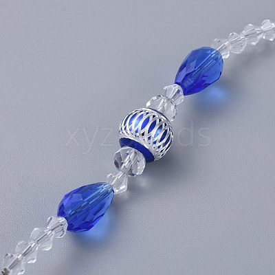 Faceted Crystal Glass Ball Chandelier Suncatchers Prisms AJEW-G025-A05-1