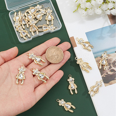 20Pcs Rack Plating Alloy Pendants FIND-CA0004-41-1