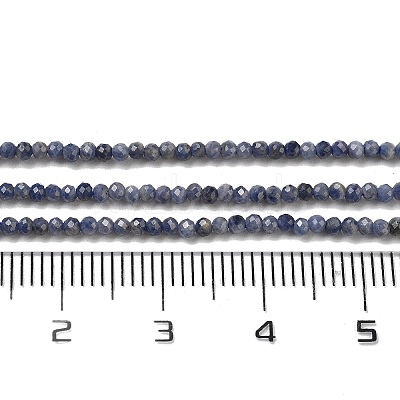Natural Sapphire Beads Strands G-F509-18A-2mm-1