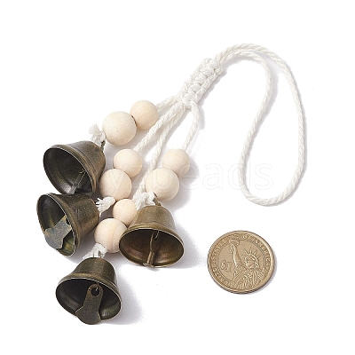 Iron Bell Wind Chimes HJEW-JM01956-1