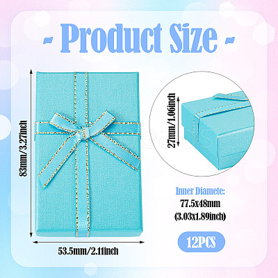 12Pcs Paper Storage Gift Boxes CON-TA0001-08A-1