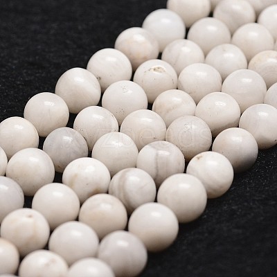 Natural White Crazy Lace Agate Bead Strands X-G-D840-55-6mm-1