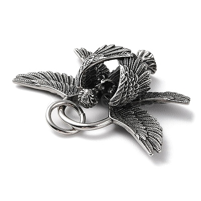 Ion Plating(IP) 304 Stainless Steel Pendants STAS-D067-02AS-1