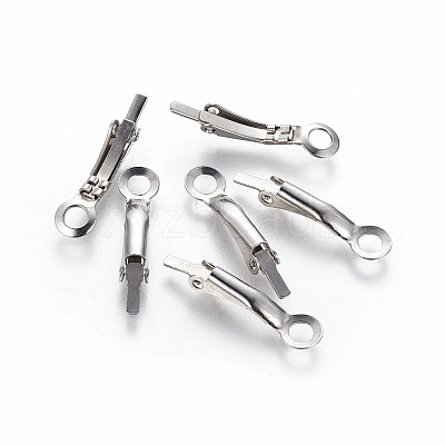 Tarnish Resistant 304 Stainless Steel Spring Ring Clasps LS-STAS-G192-26P-1