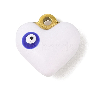 304 Stainless Steel Enamel Pendants LS-STAS-M071-02C-1