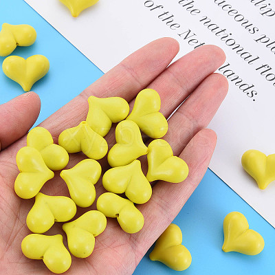 Opaque Acrylic Beads X-MACR-S373-70-A06-1