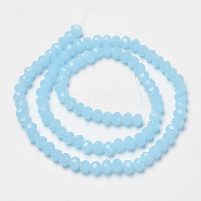 Glass Beads Strands X-EGLA-A034-J8mm-D04-1