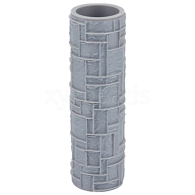 Plastic Handle Clay Texture Roller DIY-WH0699-88D-1