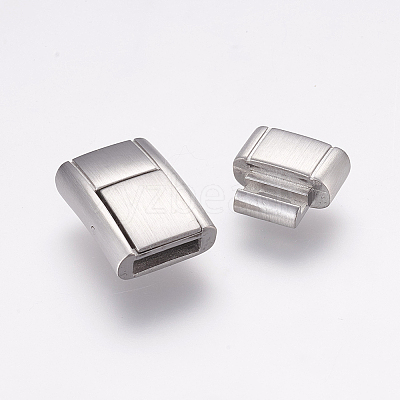 Tarnish Resistant 304 Stainless Steel Bayonet Clasps STAS-E144-058P-1