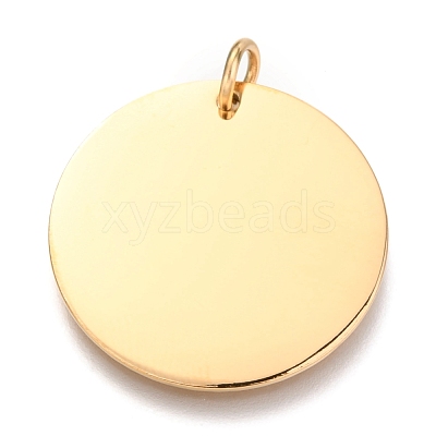 Ion Plating(IP) 304 Stainless Steel Charms EJEW-L238-03F-G-1