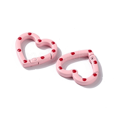 Spray Painted Alloy Spring Gate Rings X1-PALLOY-F293-03-1