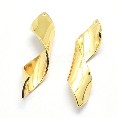 Brass Pendants KK-P155-23G-NR-1