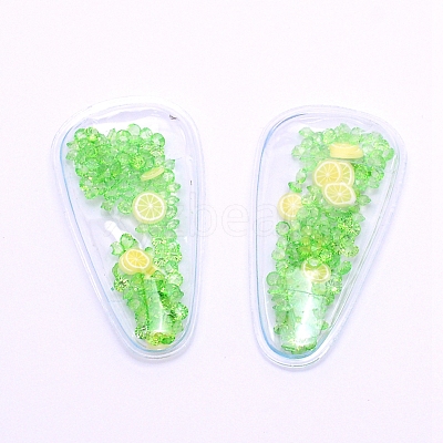 Plastic with Resin and Polymer Clay Accessories LS-RESI-CJC0007-32H-1