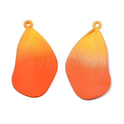 Spray Painted Iron Pendants IFIN-N008-026C-1