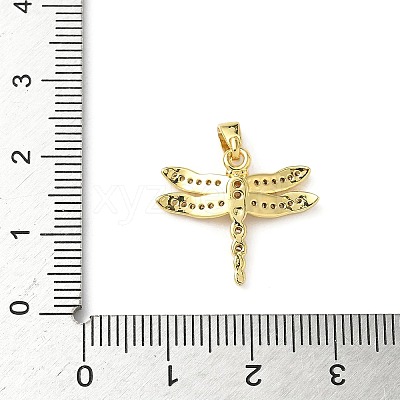 Brass Micro Pave Cubic Zirconia Pendants KK-I371-24G-1